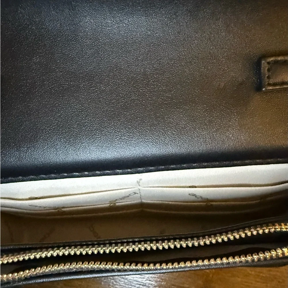 bebe Black Quilted Crossbody Bag
